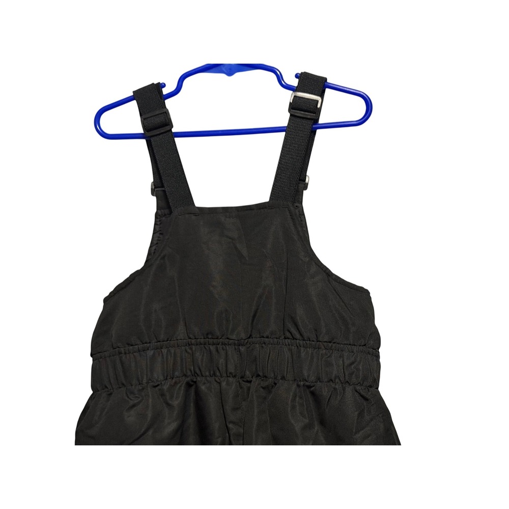 Wonder Nation Kids Black Soot Insulated‎ Snow Bibs Overalls 5T NP5 Winterwear - Picture 3 of 6